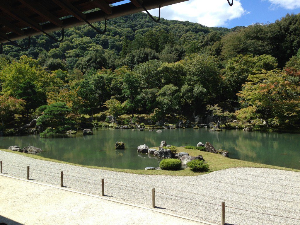 天龍寺の庭園