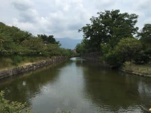 松本城の堀
