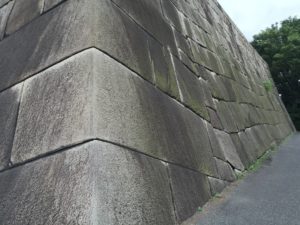 江戸城天守台の石垣